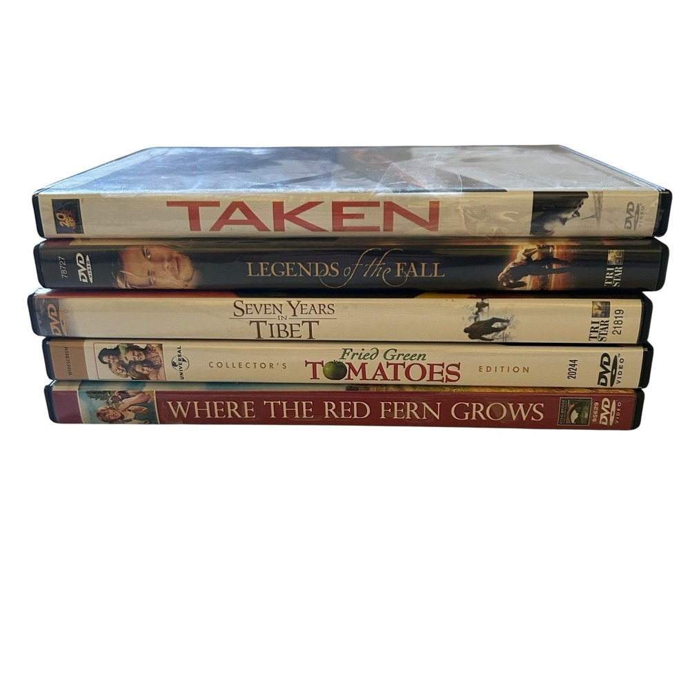5-Pack Classic Drama DVD Bundle – Taken, Red Fern, Tomatoes + More